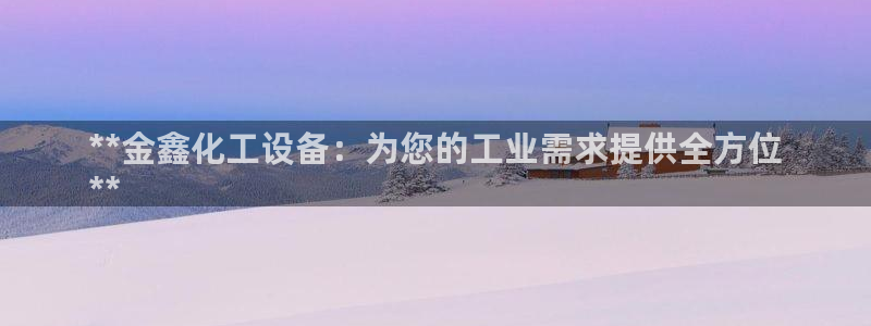 新宝gg一创造奇迹登：**金鑫化工设备：为您的工业需求提供全